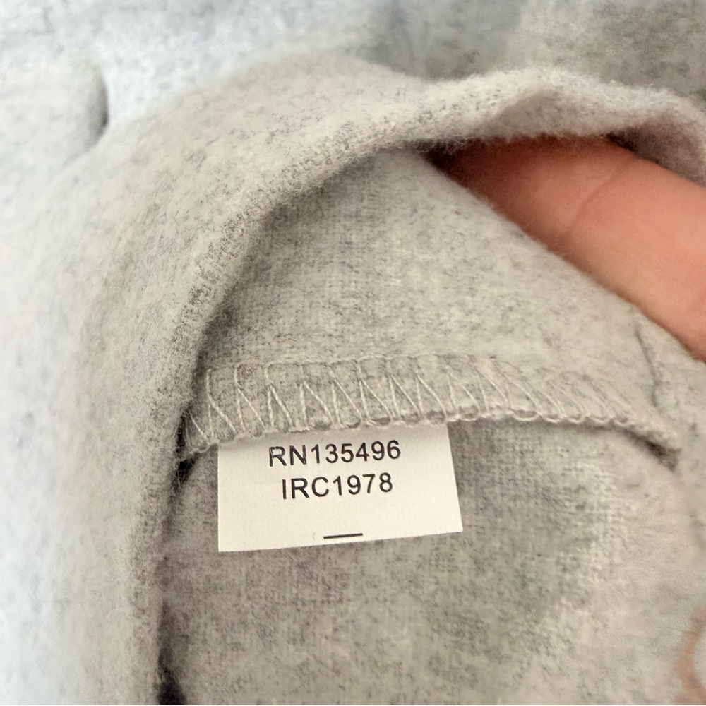 Coyuchi Shirt Men’s Organic Cotton Brushed Flannel Pajama Top Loungewear Medium — image 6 of 8